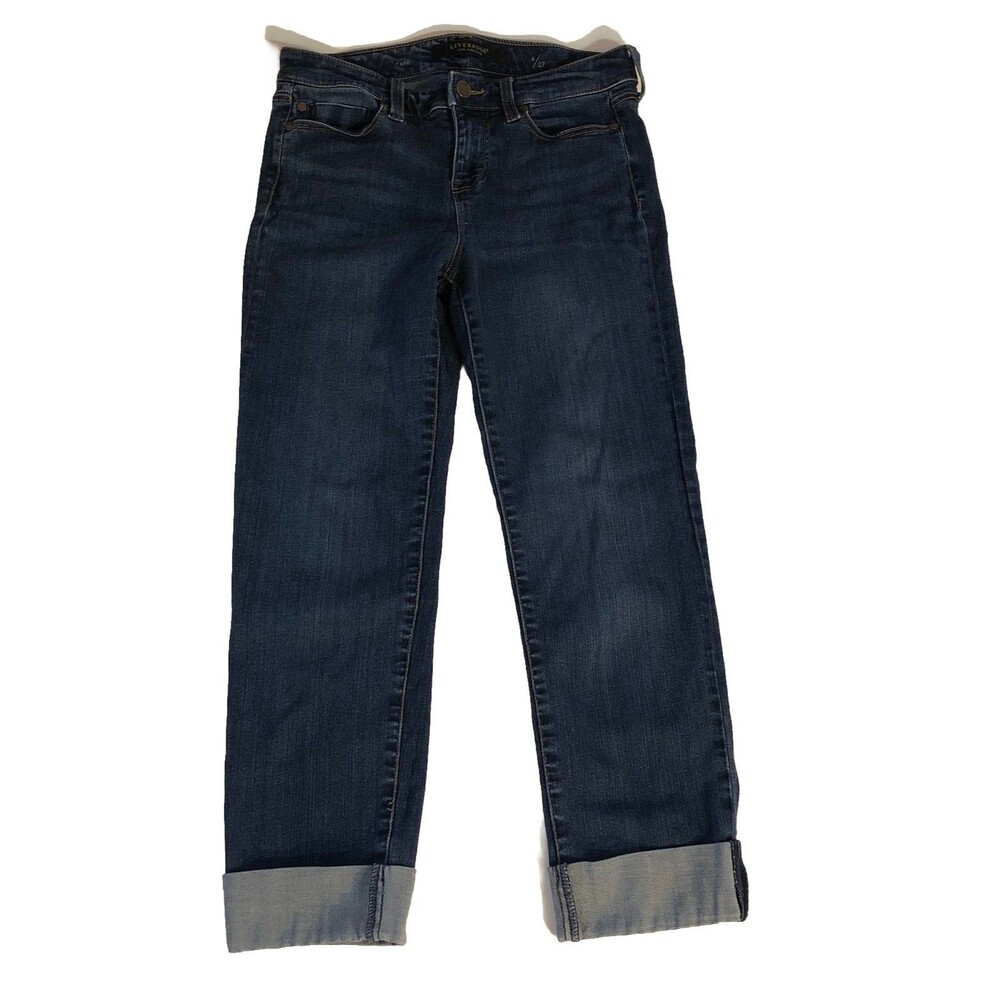 Liverpool Women’s The Capri DenimJeans Cuffed Size 4/27